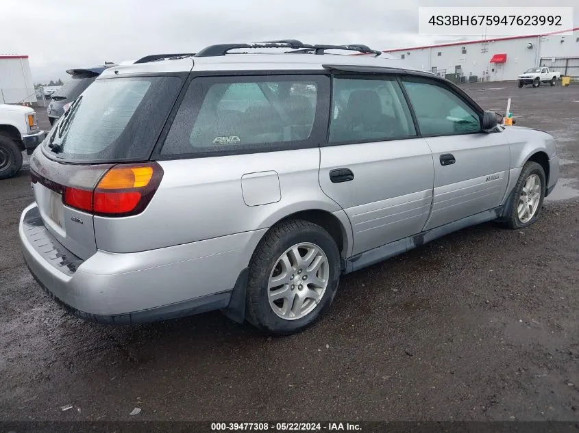 2004 Subaru Legacy Outback Awp VIN: 4S3BH675947623992 Lot: 39477308