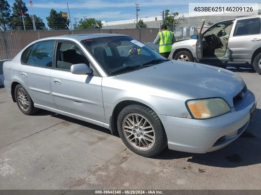 2004 Subaru Legacy L/L W/35Th Anniversary Edition VIN: 4S3BE625146209126 Lot: 39543340