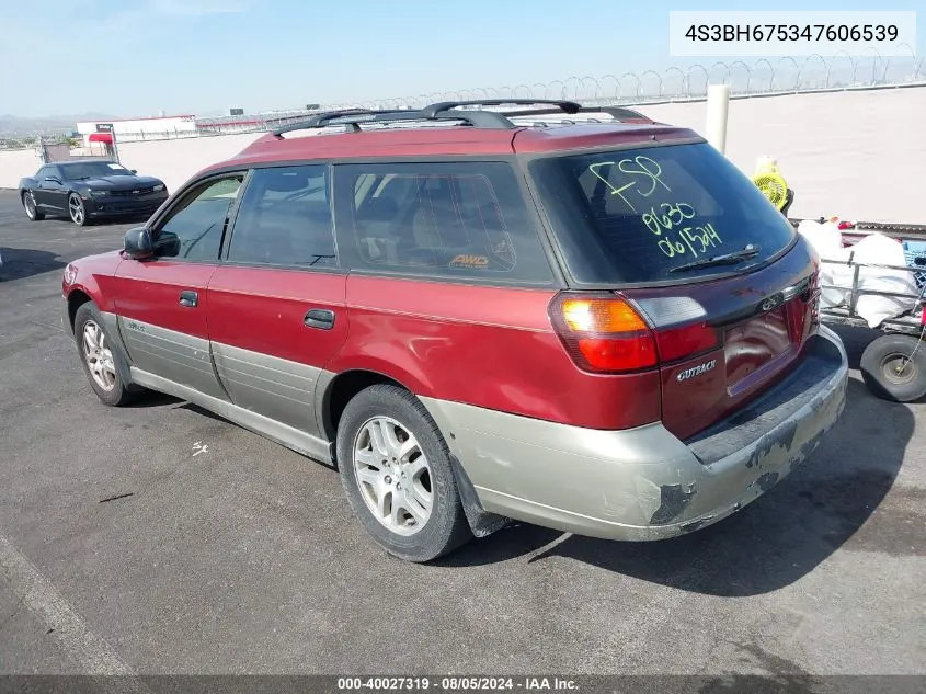 4S3BH675347606539 2004 Subaru Outback