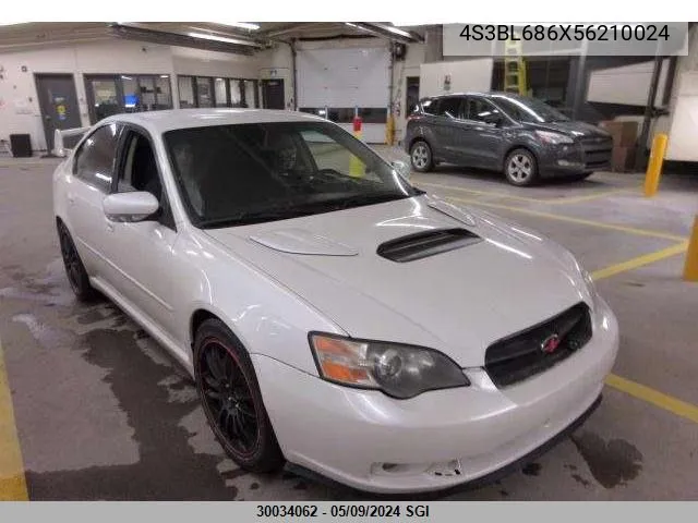 2005 Subaru Legacy Gt VIN: 4S3BL686X56210024 Lot: 30034062