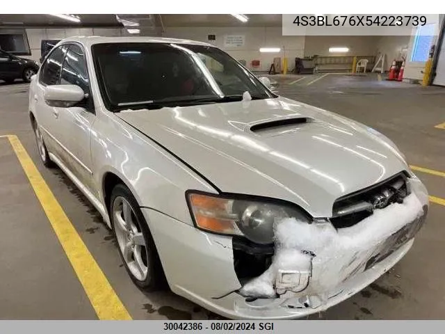 4S3BL676X54223739 2005 Subaru Legacy Gt Limited