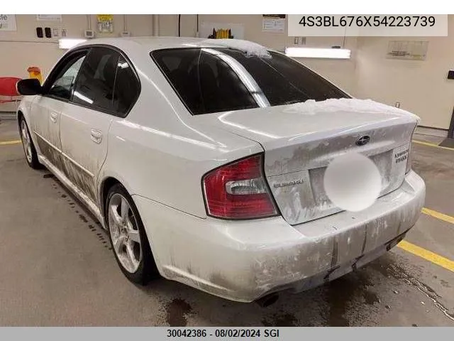 4S3BL676X54223739 2005 Subaru Legacy Gt Limited