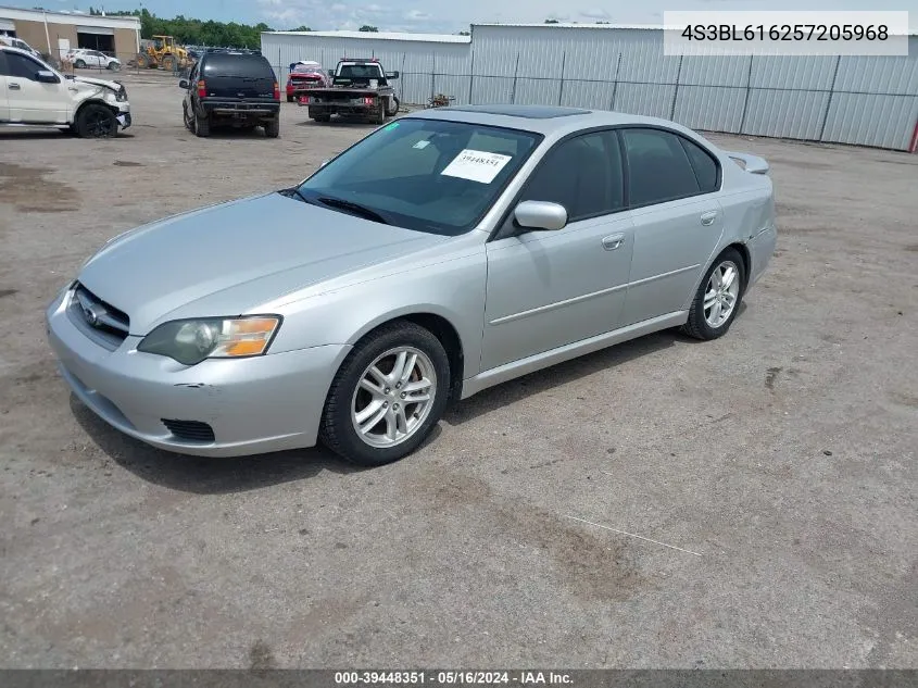 4S3BL616257205968 2005 Subaru Legacy 2.5I