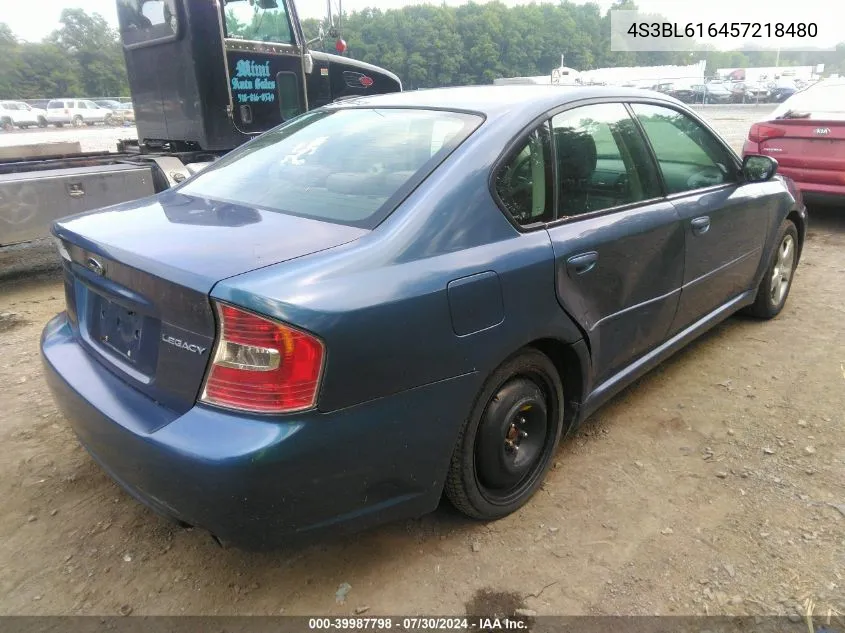 4S3BL616457218480 2005 Subaru Legacy 2.5I