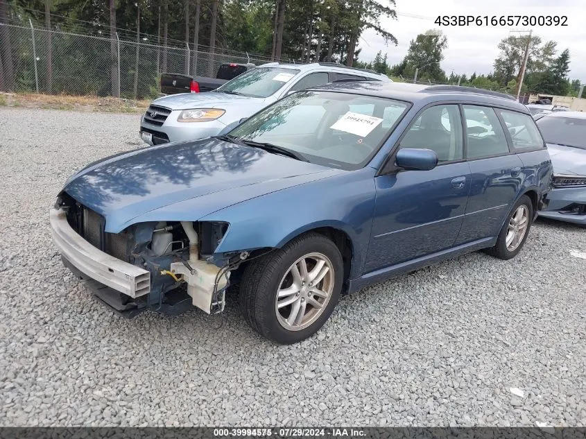 4S3BP616657300392 2005 Subaru Legacy 2.5I