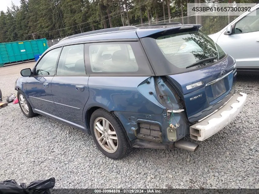 4S3BP616657300392 2005 Subaru Legacy 2.5I