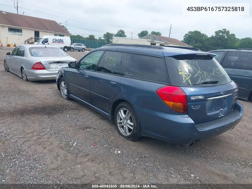 2005 Subaru Legacy 2.5I VIN: 4S3BP616757325818 Lot: 40043505