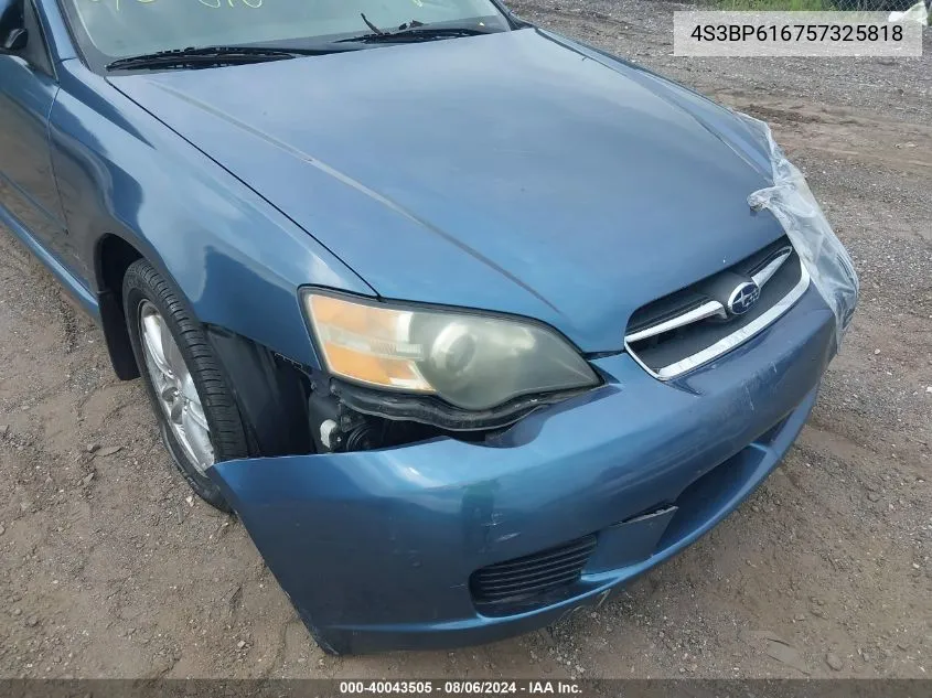 4S3BP616757325818 2005 Subaru Legacy 2.5I