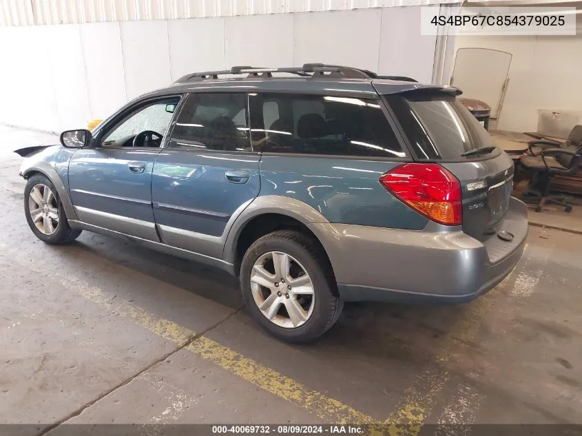 4S4BP67C854379025 2005 Subaru Outback 2.5Xt Limited