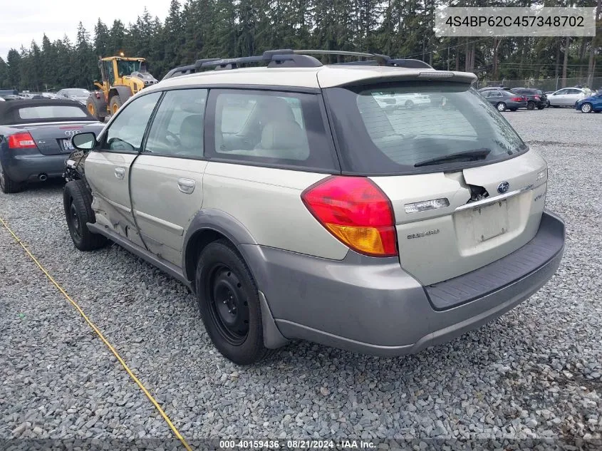 2005 Subaru Legacy Outback 2.5I Limited VIN: 4S4BP62C457348702 Lot: 40159436