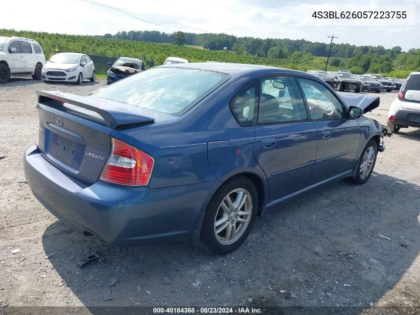 4S3BL626057223755 2005 Subaru Legacy 2.5I Limited