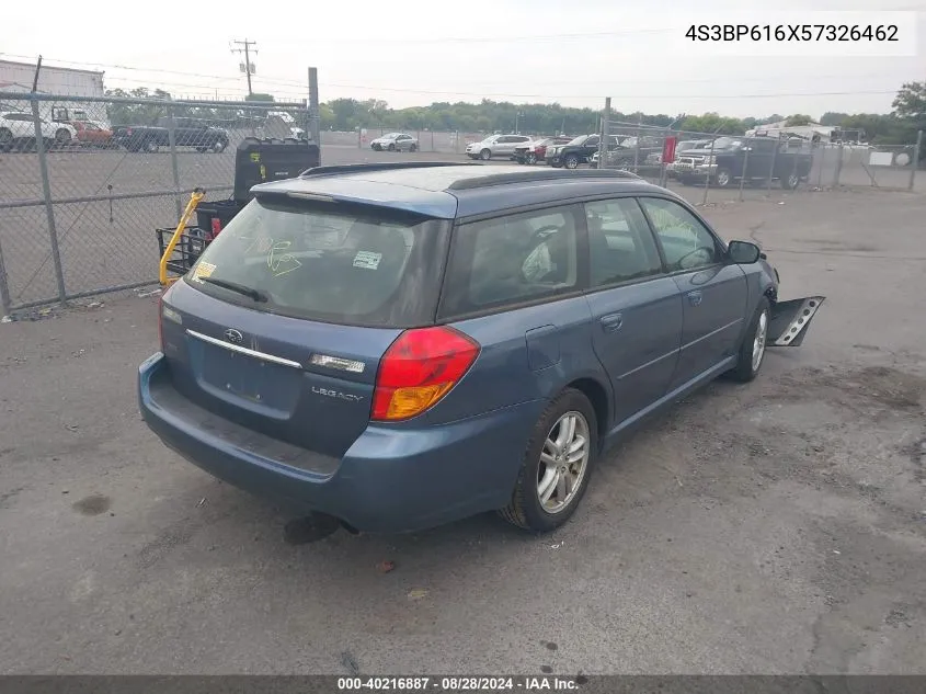 2005 Subaru Legacy 2.5I VIN: 4S3BP616X57326462 Lot: 40216887