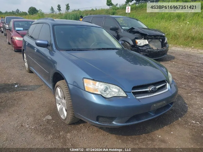 2006 Subaru Legacy VIN: 4S3BP616967351421 Lot: 12049732