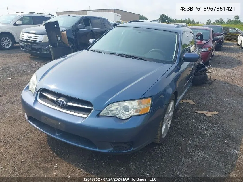 4S3BP616967351421 2006 Subaru Legacy