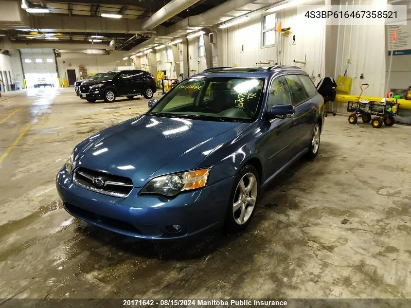 4S3BP616467358521 2006 Subaru Legacy 2.5I