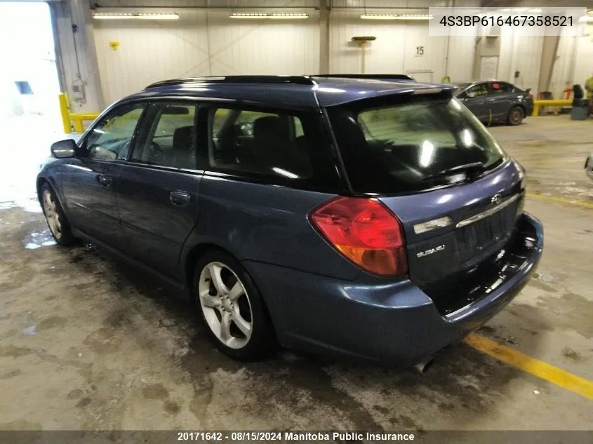 4S3BP616467358521 2006 Subaru Legacy 2.5I