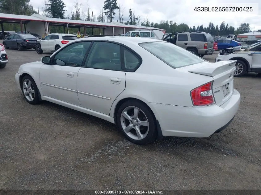 4S3BL626567200425 2006 Subaru Legacy 2.5I/2.5I Limited