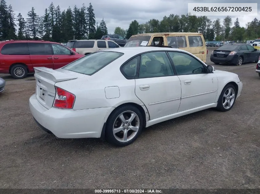 4S3BL626567200425 2006 Subaru Legacy 2.5I/2.5I Limited