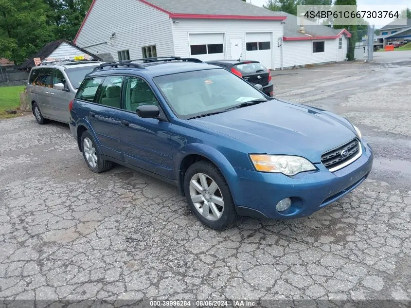 4S4BP61C667303764 2006 Subaru Legacy Outback 2.5I