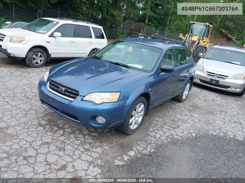 4S4BP61C667303764 2006 Subaru Legacy Outback 2.5I