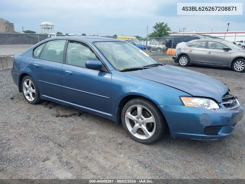 4S3BL626267208871 2006 Subaru Legacy 2.5I/2.5I Limited