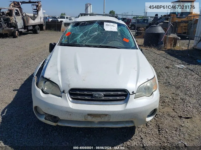 2006 Subaru Legacy Outback 2.5I VIN: 4S4BP61C467328176 Lot: 40055501