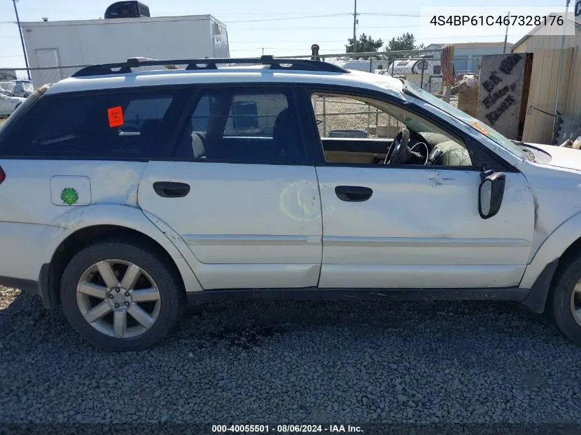 2006 Subaru Legacy Outback 2.5I VIN: 4S4BP61C467328176 Lot: 40055501