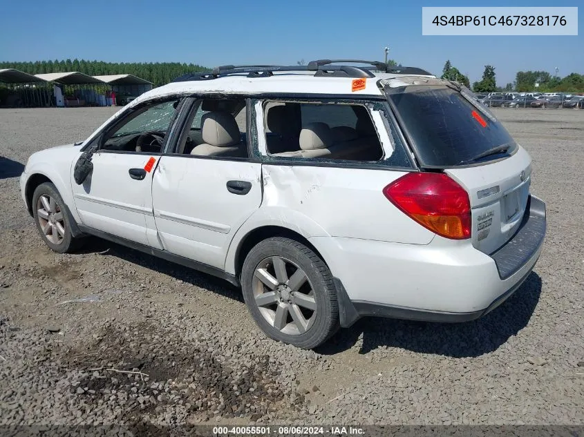 4S4BP61C467328176 2006 Subaru Legacy Outback 2.5I