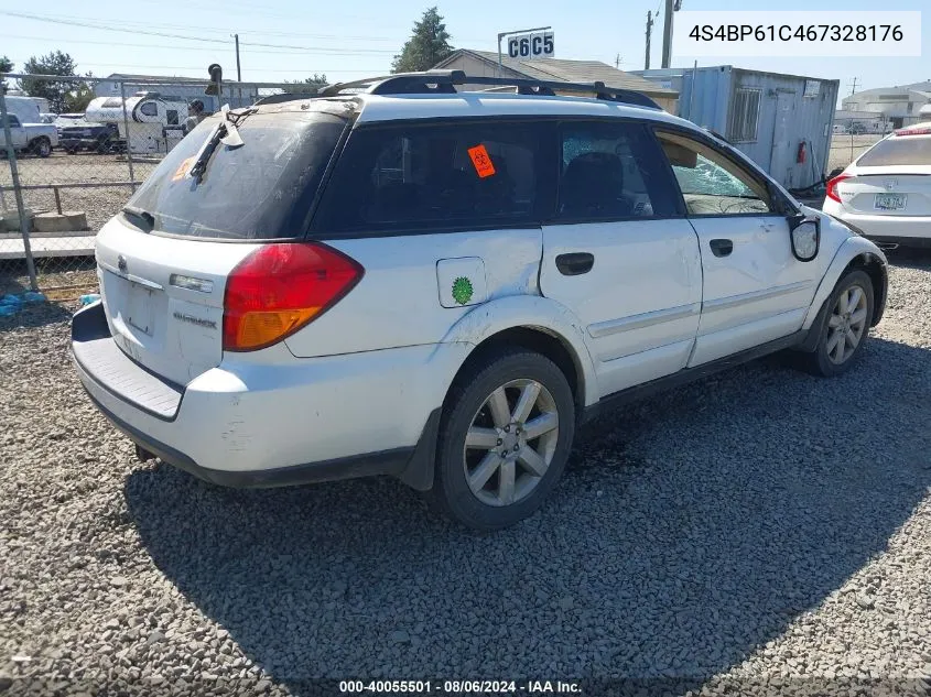 4S4BP61C467328176 2006 Subaru Legacy Outback 2.5I