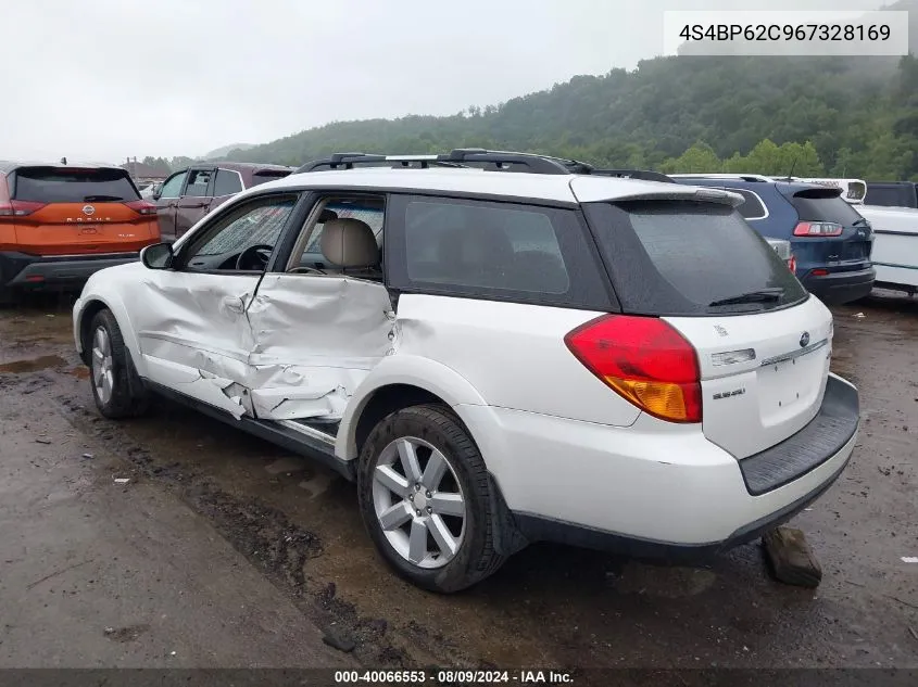 2006 Subaru Outback 2.5I Limited VIN: 4S4BP62C967328169 Lot: 40066553