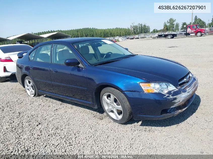 2006 Subaru Legacy 2.5I/2.5I Limited VIN: 4S3BL626267207901 Lot: 40108780