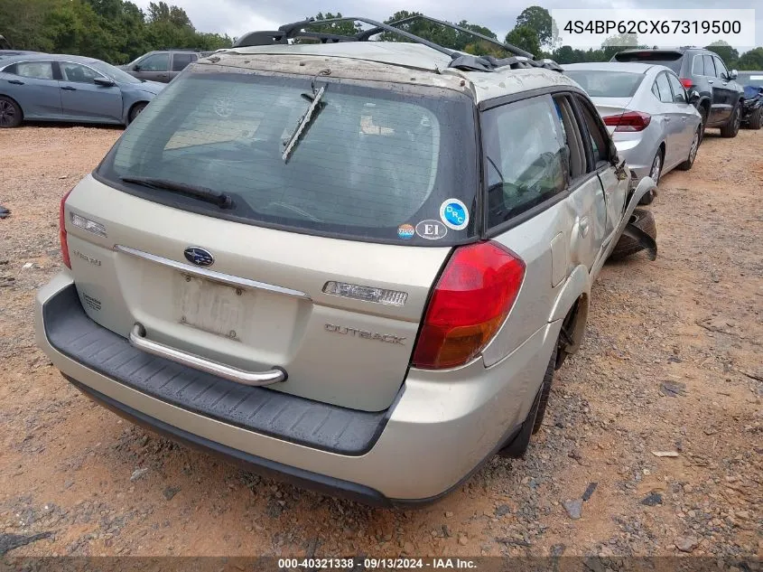 2006 Subaru Legacy Outback 2.5I Limited VIN: 4S4BP62CX67319500 Lot: 40321338