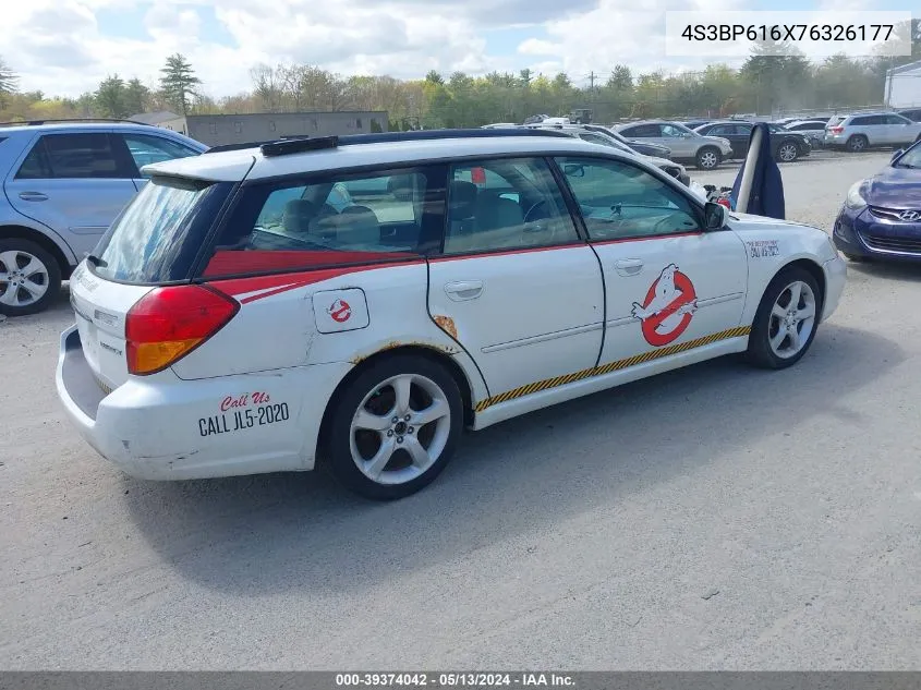 2007 Subaru Legacy 2.5I VIN: 4S3BP616X76326177 Lot: 39374042