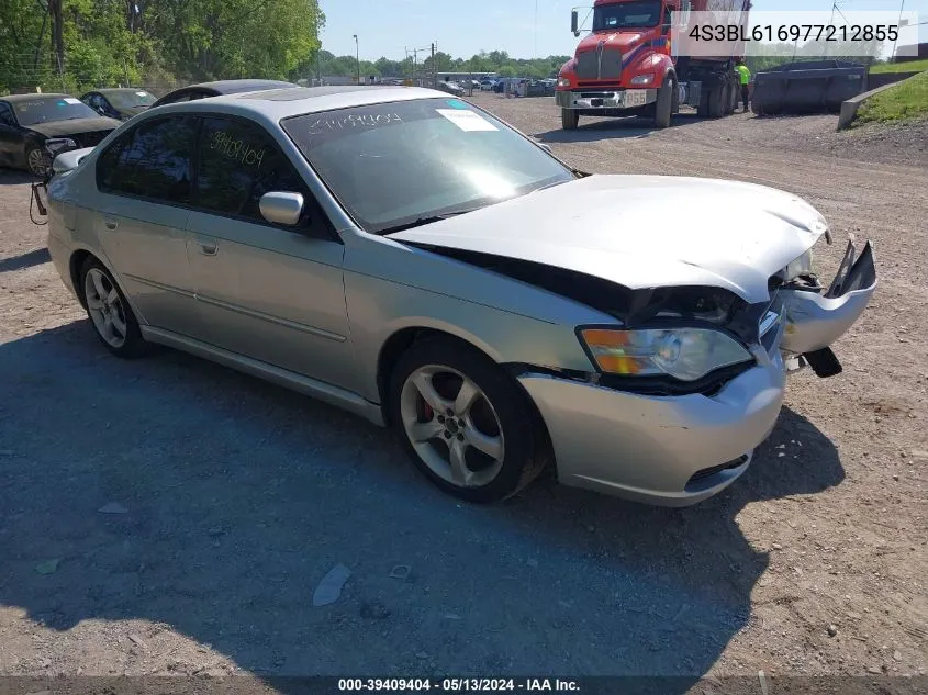 2007 Subaru Legacy 2.5I VIN: 4S3BL616977212855 Lot: 39409404