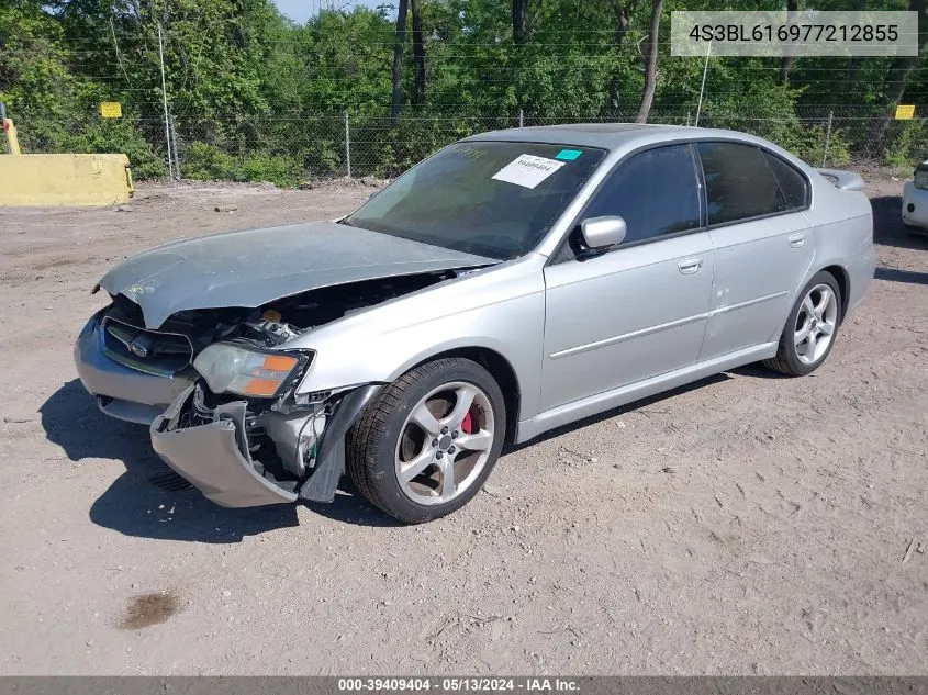 4S3BL616977212855 2007 Subaru Legacy 2.5I