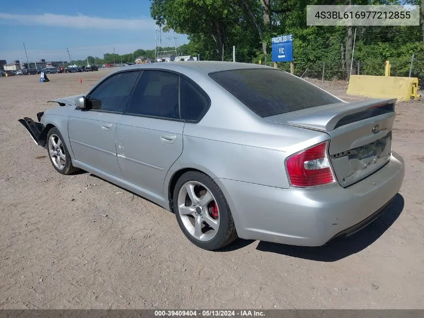 4S3BL616977212855 2007 Subaru Legacy 2.5I