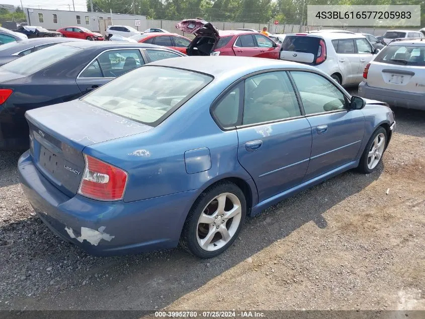 4S3BL616577205983 2007 Subaru Legacy 2.5I