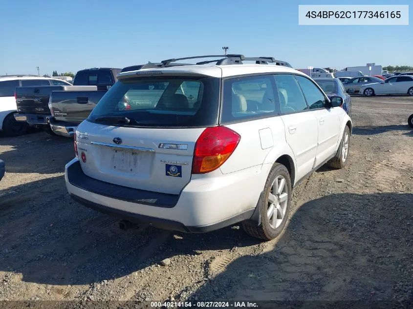 2007 Subaru Legacy 2.5I Limited/2.5I Limited L.l. Bean Edition VIN: 4S4BP62C177346165 Lot: 40214154