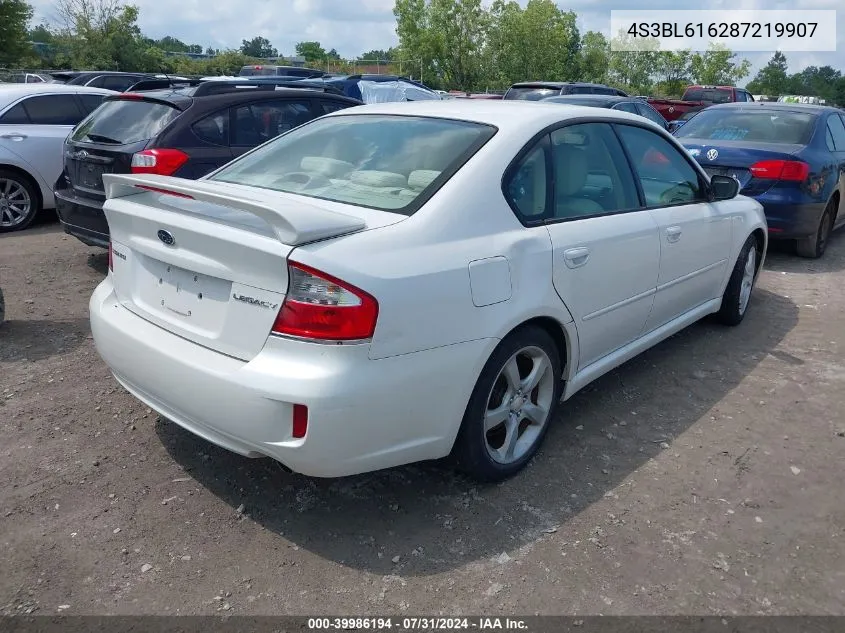 4S3BL616287219907 2008 Subaru Legacy 2.5I