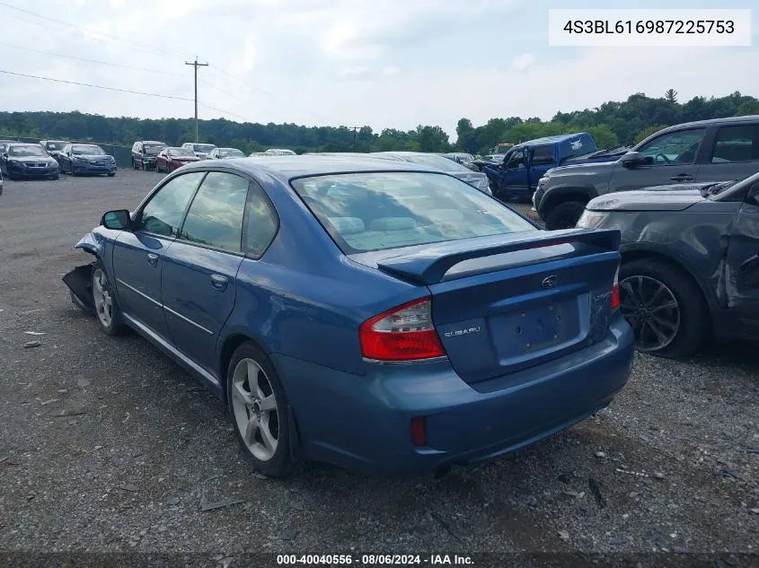 4S3BL616987225753 2008 Subaru Legacy 2.5I