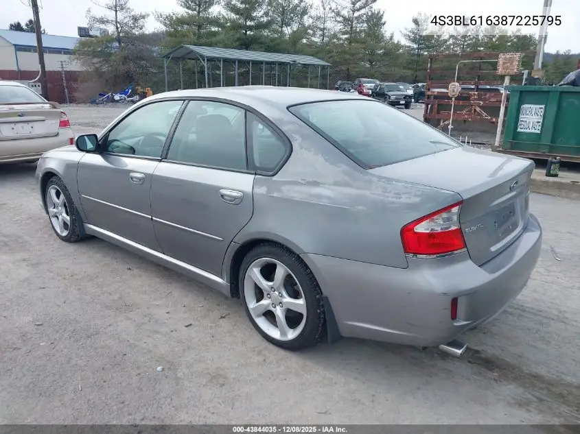 4S3BL616387225795 2008 Subaru Legacy 2.5I