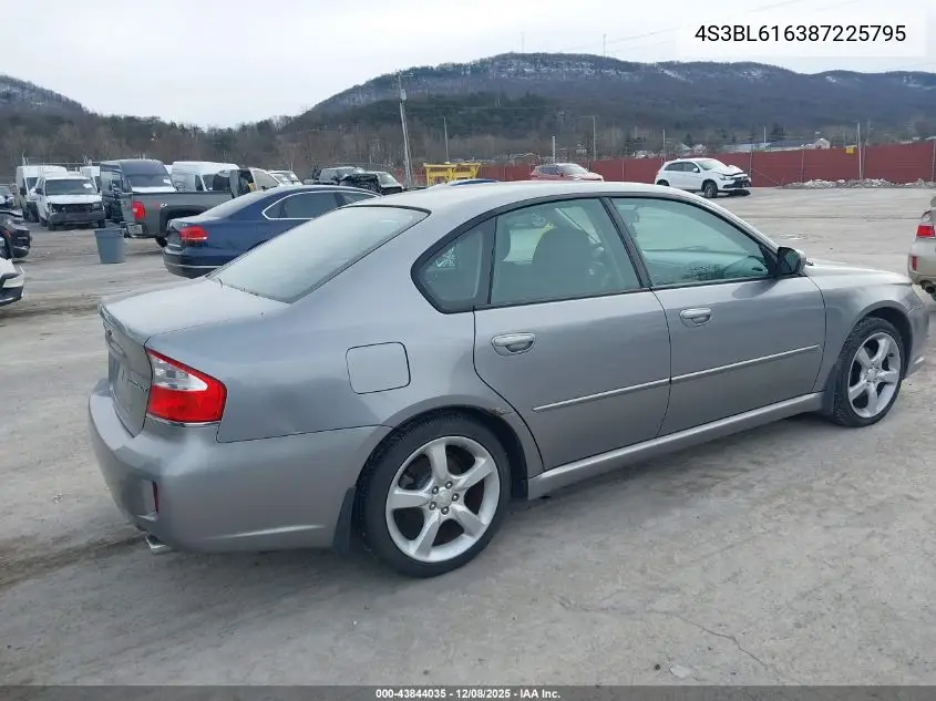 4S3BL616387225795 2008 Subaru Legacy 2.5I