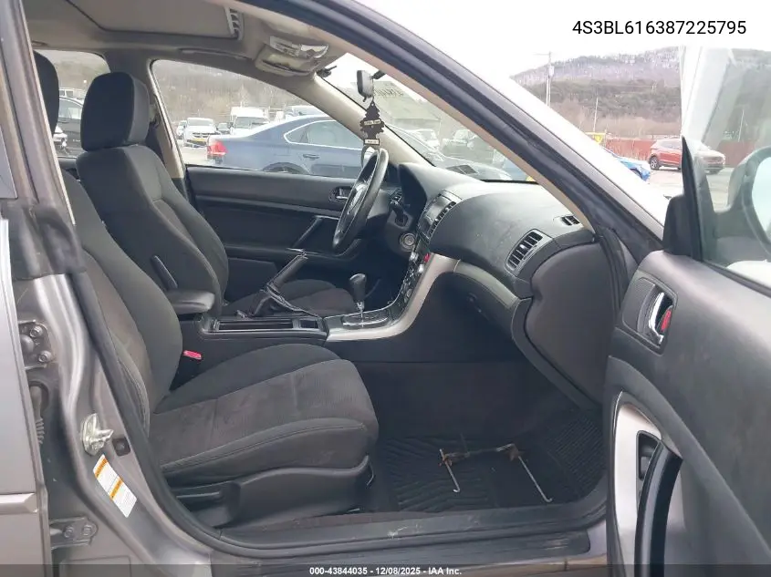 4S3BL616387225795 2008 Subaru Legacy 2.5I