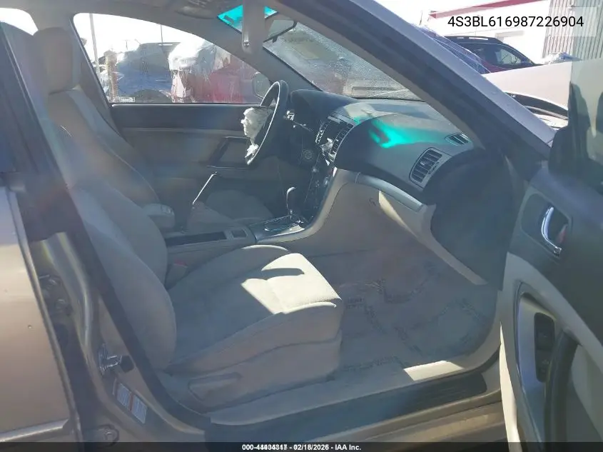 4S3BL616987226904 2008 Subaru Legacy 2.5I