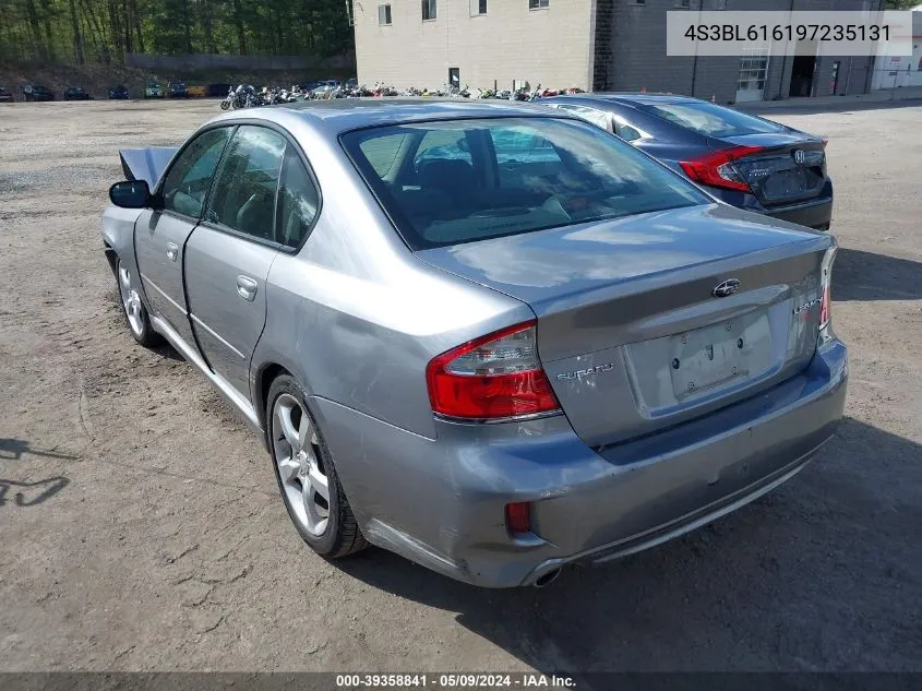 2009 Subaru Legacy 2.5I VIN: 4S3BL616197235131 Lot: 39358841