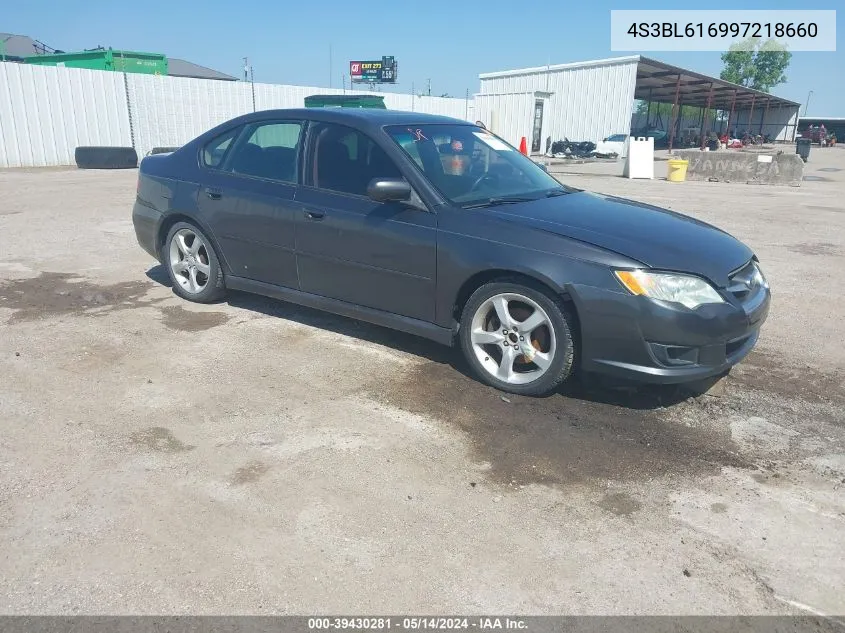 4S3BL616997218660 2009 Subaru Legacy 2.5I