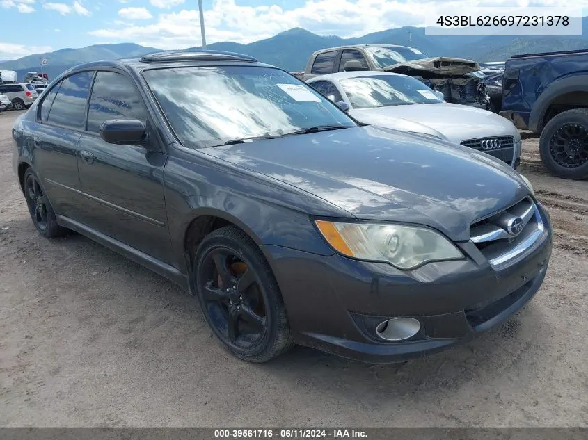 4S3BL626697231378 2009 Subaru Legacy 2.5I Limited