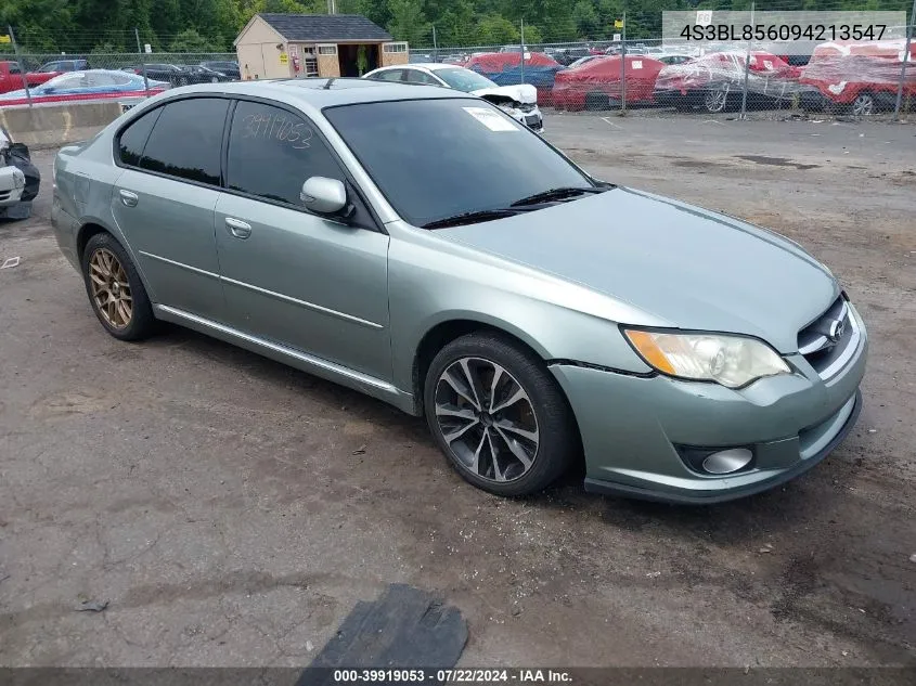 2009 Subaru Legacy 3.0R Limited VIN: 4S3BL856094213547 Lot: 39919053