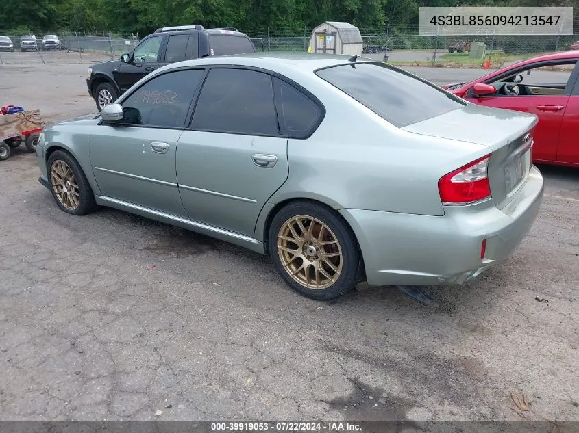 4S3BL856094213547 2009 Subaru Legacy 3.0R Limited