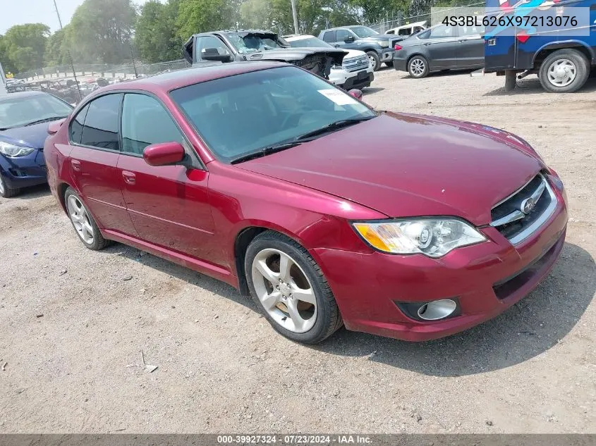 2009 Subaru Legacy 2.5I Limited VIN: 4S3BL626X97213076 Lot: 39927324